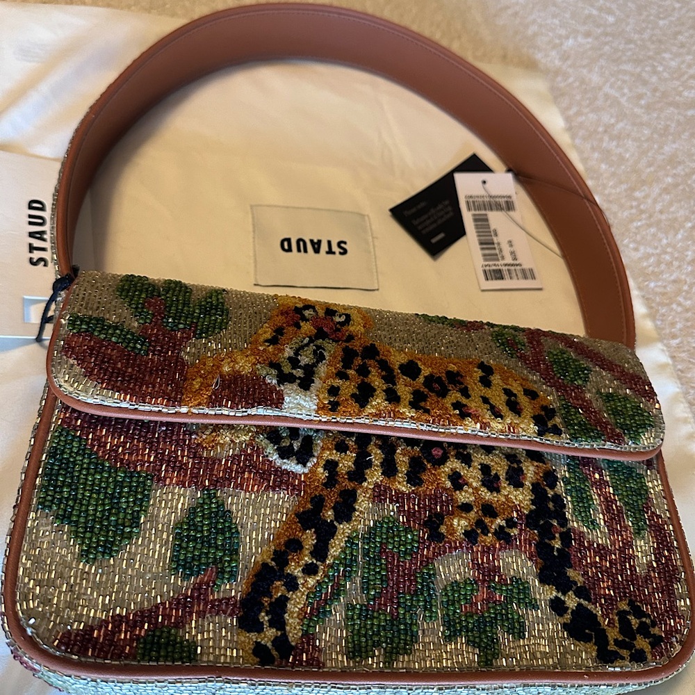 STAUD Tommy Bag -Jungle Leopard